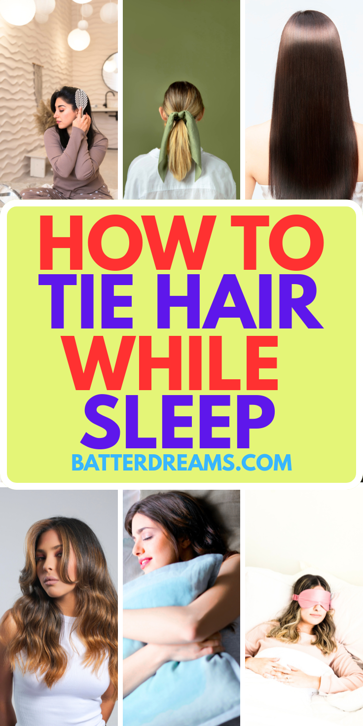 HOW TO HAIR TIE WHILE SLEEP